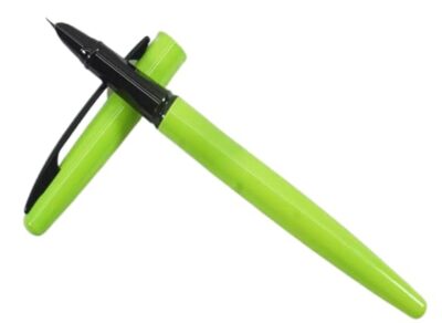 Hero Pen Original 1301D Ultra slim compact Ink Pen | Fine Nib Fountain Pen with Refillable Ink System for Smooth Writing | Premium Glossy Green Finish | Ideal for Students,Doctors & Gifting- Green