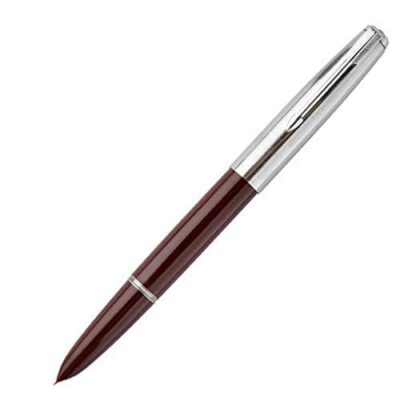 Hero Original 616 Doctor Pen | Aerometric Fountain with 0.3mm | Ink Pen Fountain, Stainless Steel Cap Fine Nib Maroon Color for Student and Doctor - Pack of 1