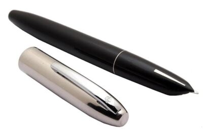 HERO Model number 565-Luxury Original Aerometric pen- Ergonomic Design, Fine Nib, Stainless Steels Cap- with Premium Gift Pen Box -Black color– Ideal for Students, Professionals & Gifting