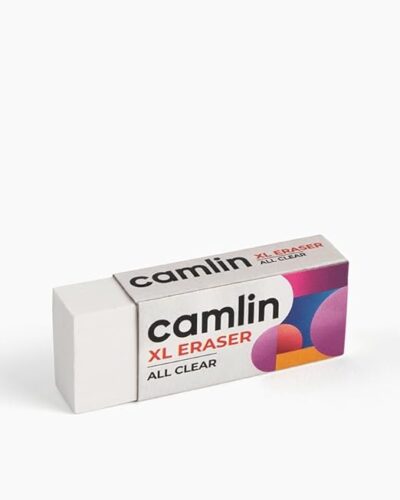 Camel Supreme XL All Clear Eraser | Pack of 20 | Dust Free Play Rotating Eraser for Clean & Precise Erasing | School, Office & Art Use | Multicolor