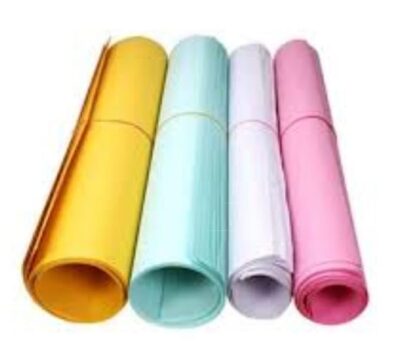 FIRST CLICK Pack of 20 Multi-Color Chart, Smooth Multi-Color Chart Paper Sheets Used in art and craft, projects, Posters 70x55cm, 200 GSM Set of 4 each sheet Pink, Mint Green, White, Yellow and Sky Blue