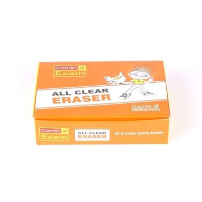 Camlin Kokuyo All Clear Eraser - Pack of 20