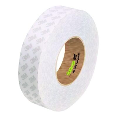 3M TA-91091-P1-2 Double Sided Self Adhesive, High Bonding, High Performance Tissue Tape 12 x 50 meter, Pack of 1, white
