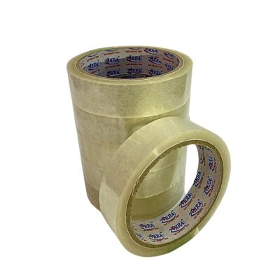 ZOHRA® 6 Cello Tape | 1 Inch (24mm x 65m), Transparent | pack of 6 rolls | Multipurpose Adhesive Tape for Office, Home, and Craft Projects (6)