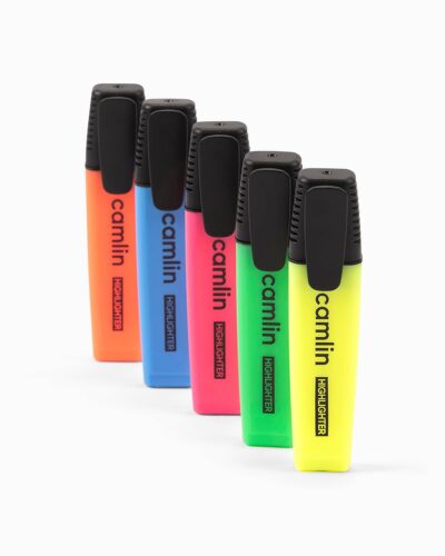 Camlin Highlighter Pen 5 Shades, Multicolor