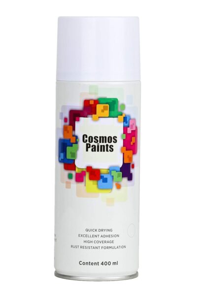 Cosmos Paints Spray - 400ml (Matt Finish, White)