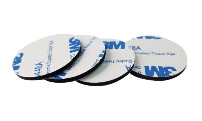 JIALTO Double-Sided Sticky Pads – 10 PCS Black Mounting Squares & Rounds, Strong Adhesive for Walls, Floors, Doors, Glass, Metal, Car, Phones, DIY Crafts, Home & Office Use