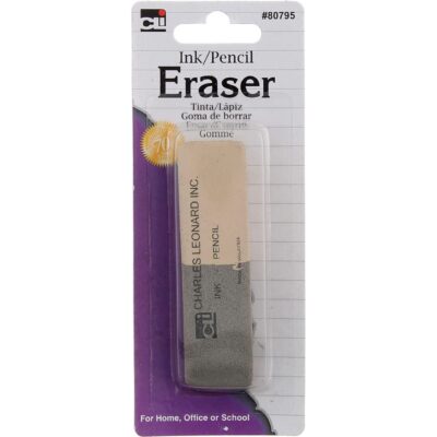 Charles Leonard 2 Sided Ink and Pencil Eraser
