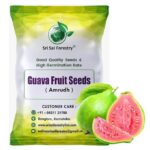 Guava Fruit Tree Seeds for Planting - 100 Premium Seeds, Exotic & Delicious Tropical Fruit, Grow Your Own Guava Tree