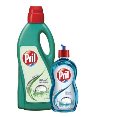 Pril Dishwash Lime - 2 L and Dishwash - 425 ml Kraft