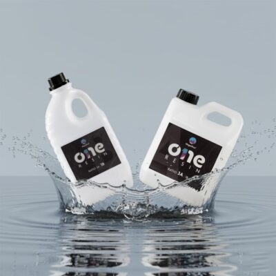 Magnifico One Resin - 3.2 KG (3:1) Clear UV-Resistant Epoxy Resin Art Kit, Smooth Finish, Easy to Use with Self-Leveling.