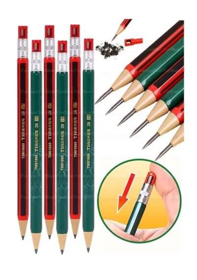 FunBlast Mechanical Pencils with Sharpener for Kid – Pre-Sharpened Pencils for Kid, Kawaii Pencil for Kids, Cute Pencils, Birthday Gift, Return Gift for Kids, Pencil for Drawing and Shading (6 Pcs)