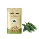 Bittergourd Spiny Vegetable Seeds, Vegetable Seeds for Home Gardening, Vegetable Planting Seeds for Kitchen, Bitter gourd Spiny Seeds (Green, Pack of 5g)