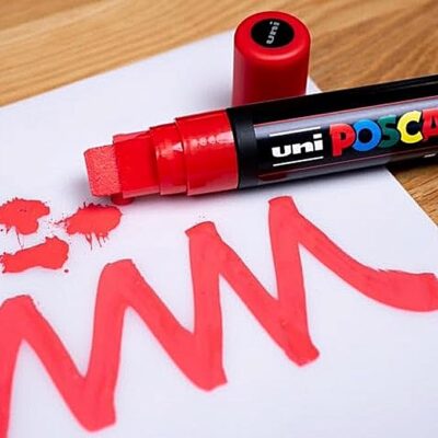 Uni-Ball Posca PC-17K 15.0 mm Extra Broad Tip Marker Pen | Yellow Ink, Pack of 1