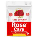 Casa De Amor Rose Care Fertilizer – 100% Organic Bloom & Root Booster for Rose Plants, NPK-Rich, Promotes Vibrant Flowers & Strong Stems, 900 gm
