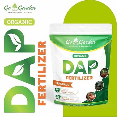 Go Garden - All Purpose Bio DAP Fertilizer for Home Plants & Gardening Purpose - 100% Water Soluble Fertilizer 400 Gram Granules