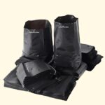 Indian Gardens – 6 x 7 Inch Black Poly Grow Bags | Heavy-Duty Nursery Bags for Vegetables | Flowers & Home Gardening - 200 Grams