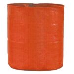 HDPE UV Protected Round Plants Grow Bags 24x24 Inch Orange Color Suitable for Terrace and Vegetable Gardening