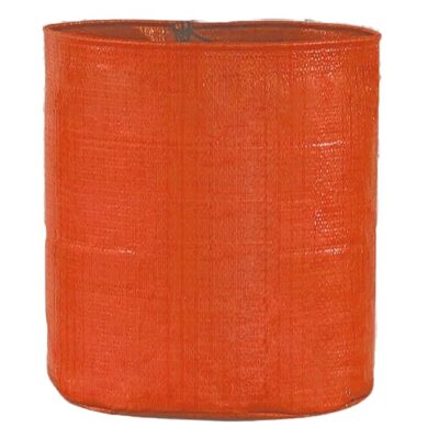 HDPE UV Protected Round Plants Grow Bags 24x24 Inch Orange Color Suitable for Terrace and Vegetable Gardening