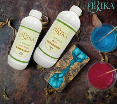 IRIKA 1.5kg Art & Craft Resin Set (1kg Resin + 500g Hardener) | 2:1 Ratio, Non-Toxic, Bubble-Free, Made in India