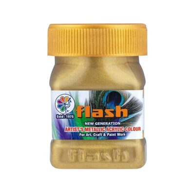 Flash Metallic Color (Gulf Gold, 50ml)