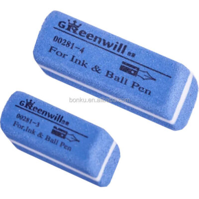 Three Color Injected School & Office Ball Pen Ink Sandy Eraser