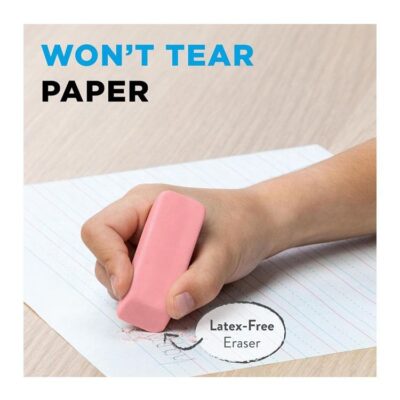Rectangular Office Eraser for Erasing Sand and Rubber Marks on Paper Easily Removes Pencil and Ink Without Damage