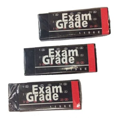 New Promotional Funny Top Black Ball Pen Rubber Ink Eraser