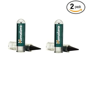 Himalaya Herbals Matte Kajal, 2.6G (Pack Of 2) - Powder, Black