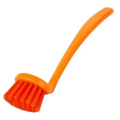 KP Plastic Sink Brush with Round Head | Ideal for Dishwashing, Pots, Pans & Sinks | All-Purpose Kitchen Scrubber with Comfortable Grip