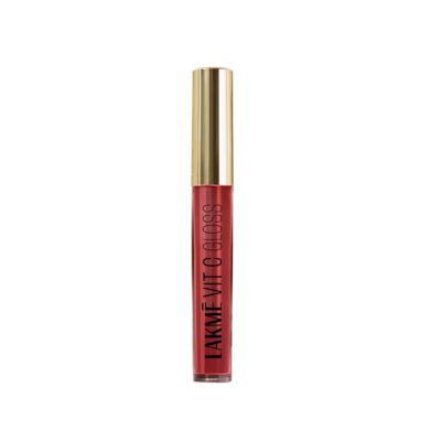 Lakme SuperglowVIT C Glossy Glass Shine Lip Gloss-CherryRedC3