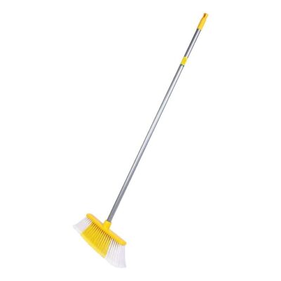 Red Crush Floor Broom/Brush with Long Handle for Home, Kitchen, Bathroom (Multicolor, Standard Size) (2)