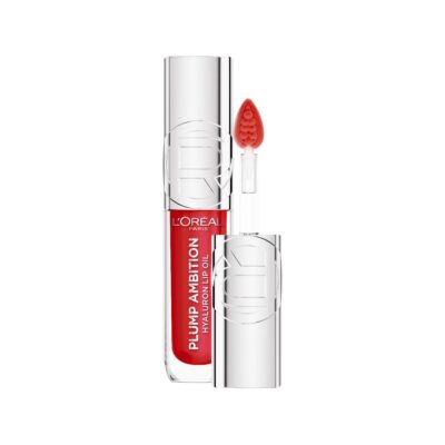 L’Oréal Paris Plump Ambition Hyaluron Lip Oil- 380 Rouge In Love- Plumping Lip Oil, 5 ml