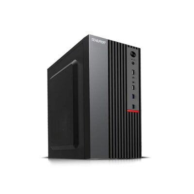 Techsupport Computer Desktop CPU with Core-i5 3470 Generation 3.20Ghz II 16GB Ram DDR3 II 256GB SSD II HDMI VGA Ports Win 11 Pro II MS Office 2019 II WiFi || Black Matel Cabinet