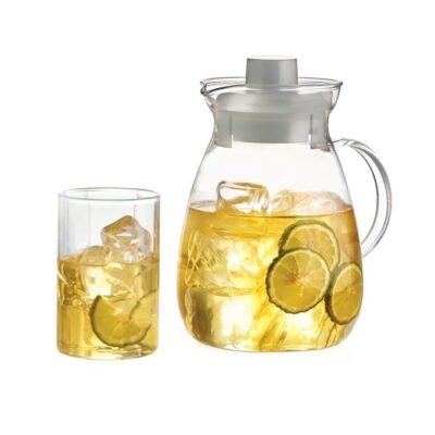 Borosilicate Jug with 6 Vision Glasses