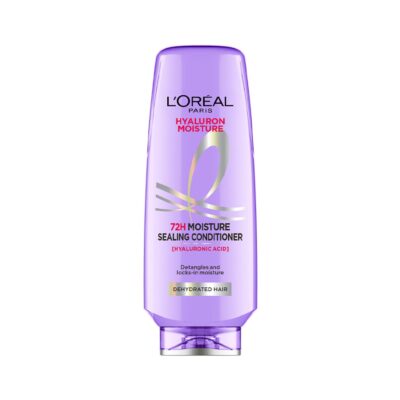 L'Oreal Paris Fresh Hyaluron Moisture 72HR Moisture Sealing Conditioner Powered By Hyaluronic Acid, For Frizz-Free, Hydrated And Bouncy Hair Full Of Life For All Hair Types | 175 Millilitres