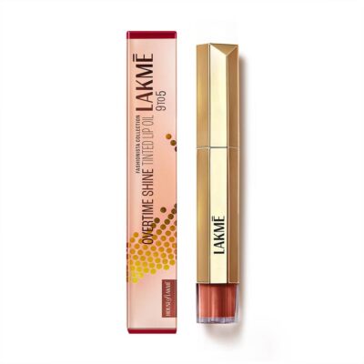 Lakme 9to5 Overtime Shine Tinted Lip Oil - Cocoa Truffle 5.3ml