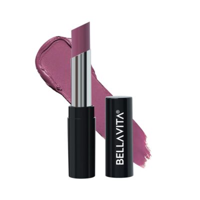 BellaVita Comfort Matte Priming Lipstick, Intense Colour, Creamy Matte Finish, Intense Moisturisation, Smooth Glide, Advance Color Locking Technology, Talc Free, Rusty Pink, 3.5 gm