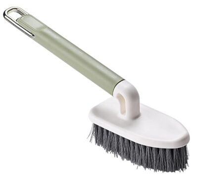 Multipurpose Long Handle Cleaning Brush for Bathroom, Kitchen, Floor & Tile – Heavy Duty Scrubber with Bristles – Sink, Wall & Grout Cleaning Tool – Ergonomic Non-Slip Grip, 26cm (C-3)