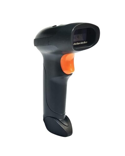 FB1100W 1D Wireless Barcode Scanner – 2.4GHz & USB Wired Dual Mode Barcode Reader | Plug & Play | Compatible with Windows, Mac, Android | for Retail, Supermarket, Warehouse