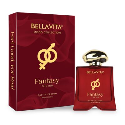 BELLAVITA Mood Collection Fantasy | Long Lasting Eau De Parfum 100ml Perfume for Man | with Apple, Cinnamon, Musk and Vanilla |Fruity & Spicy Premium Fragrance for Men