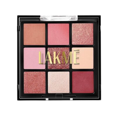 LAKMÉ Powder 9 In 1 Eyeshadow Blushbloom 11.7G - Matte, Shimmer And Metallic