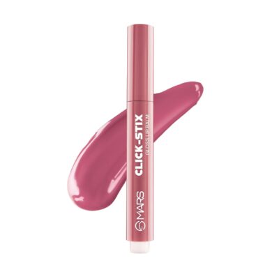 MARS Click Stix Gloss Lip Balm (2.0 gm) (06-ROSE DUSK) | High Pigmented | Ultra-Glossy Finish | Non-Sticky | Hydration | Enriched with Cocoa Butter