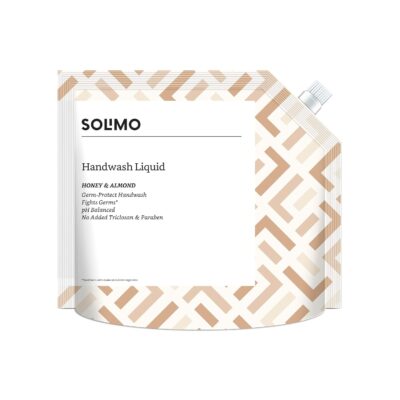 Solimo Liquid Handwash Refill Pack, Honey Almond, Germ Protect, Ph-Balanced, 1500 Ml