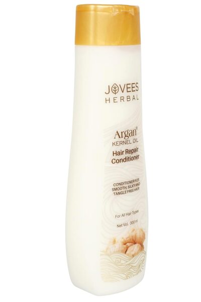 Jovees Herbal Argan Kernel Oil Hair Repair Conditioner For Smoothens, Silky And Tangle Free Hair | Repairs Dry & Damaged Hair | Suitable for All Hair Types- 300ml