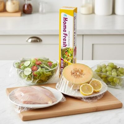 Pure Food Grade Cling Wrap - 35m | BPA-Free, Safe & Durable Cling Wrap for Fresh Food Storage