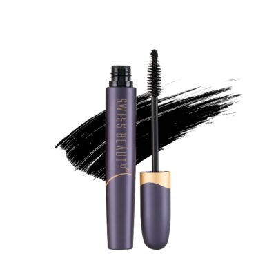 Swiss Beauty Super Lash Mascara | Instant Lift & Curl | Water-Resistant | Intense Colour Payoff | Long-Lasting | Black, 7.5Ml