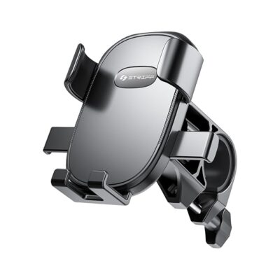 STRIFF MoRide 1 Mobile Holder for Bikes, Bike Smartphone Holder, Mobile Stand for Bike, Phone Holder for Bikes GPS nevigation Firm Locking Anti Shake,360 Degree Rotation, bycle (Black)