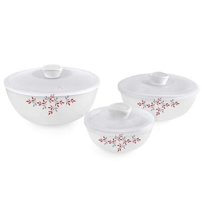 Cello Royale Mixing Bowl Set 3 Pcs with Lid pk6 - Twilight