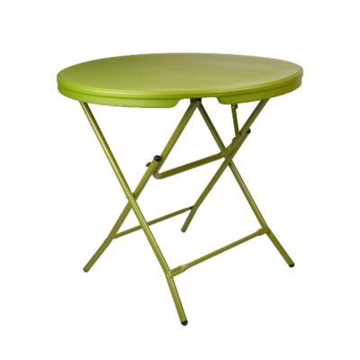 Supreme Plastic Bistro Blow Molded Dining Table (Standard, Green)